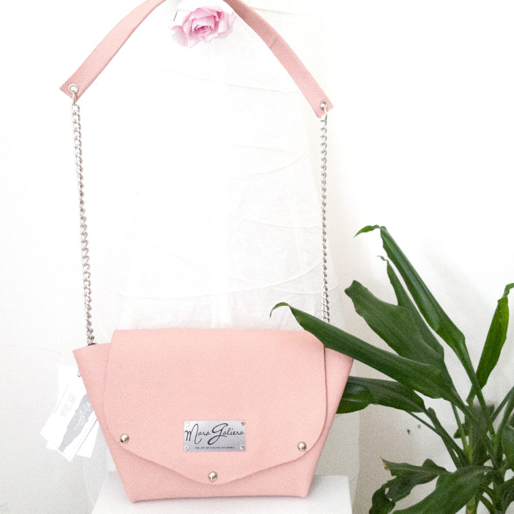 Borsa in pelle Rosa: Origami Bag | Made in Italy