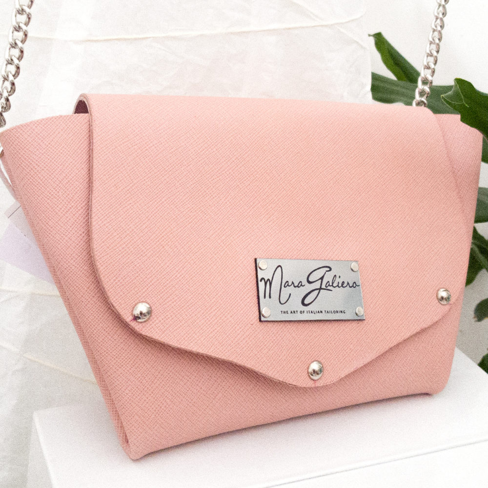 Borsa in pelle Rosa: Origami Bag | Made in Italy